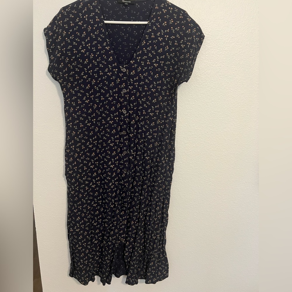 Madewell Floral Midi Dress